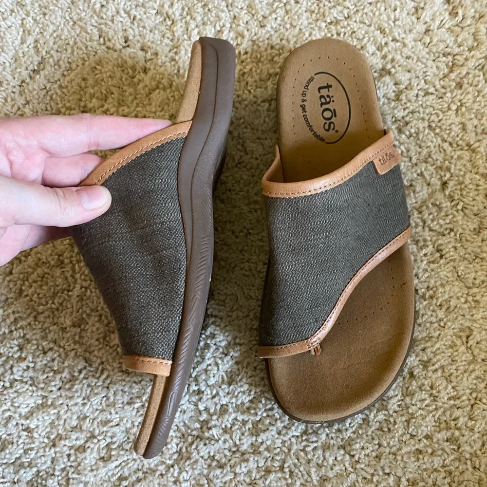 Taos Footwear Women's Boundary Thong Sandal - Picture 5 of 7
